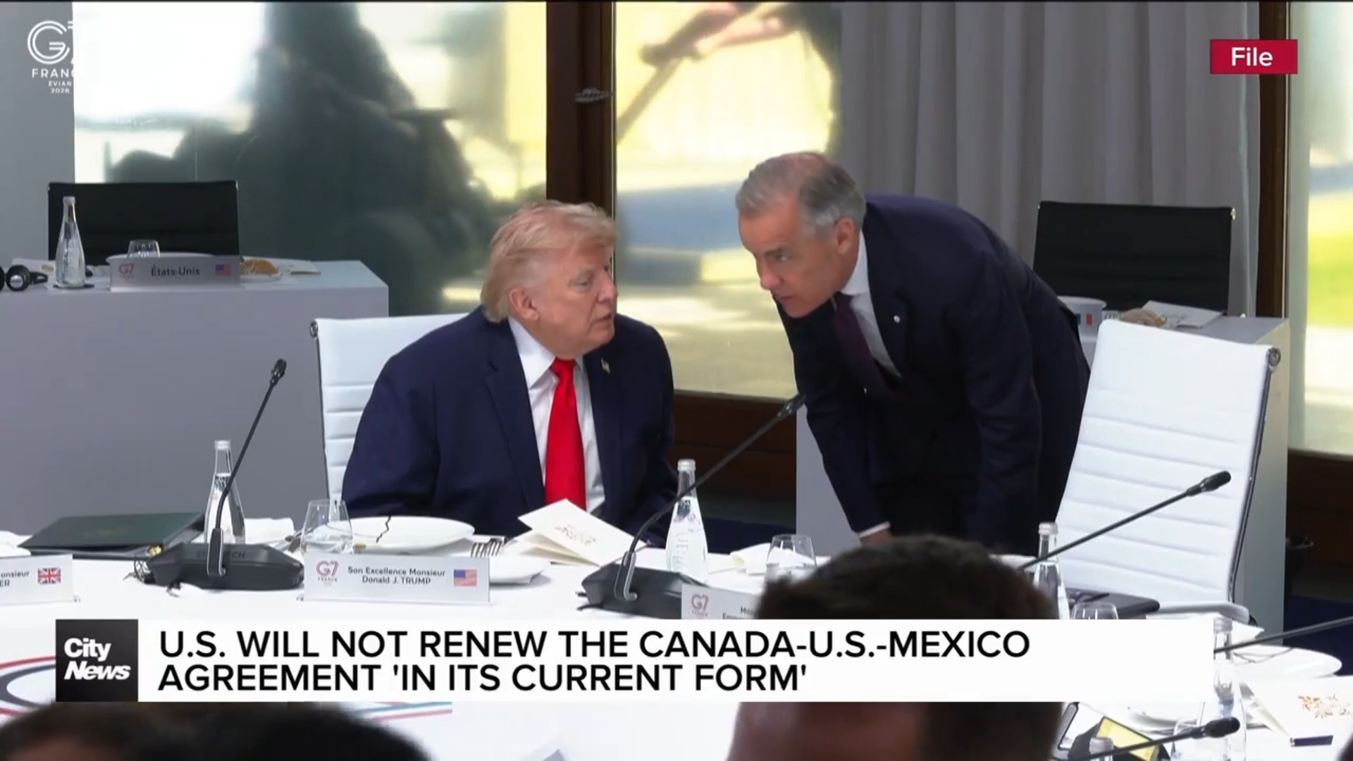 U.S. won't renewing trade agreement with Canada and Mexico