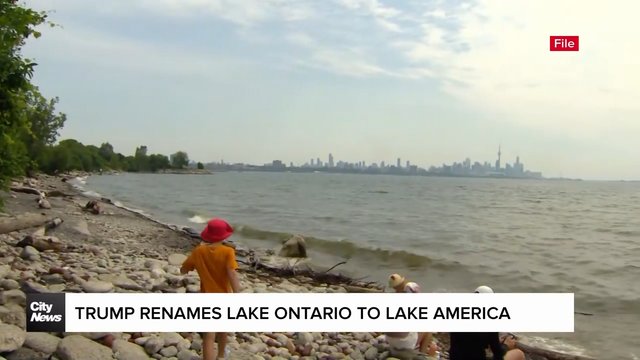 Trump signs order renaming Lake Ontario