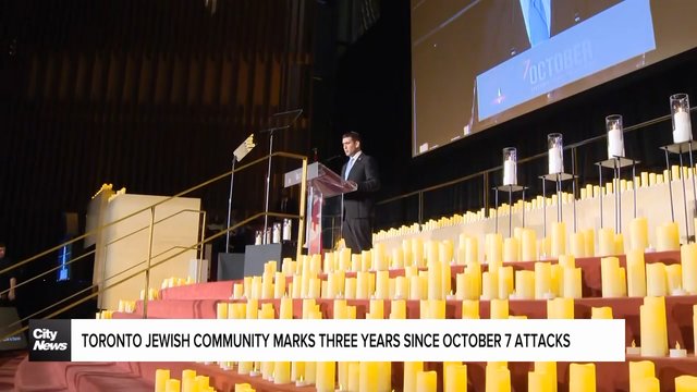 Toronto Jewish community marks three years since October 7 attacks