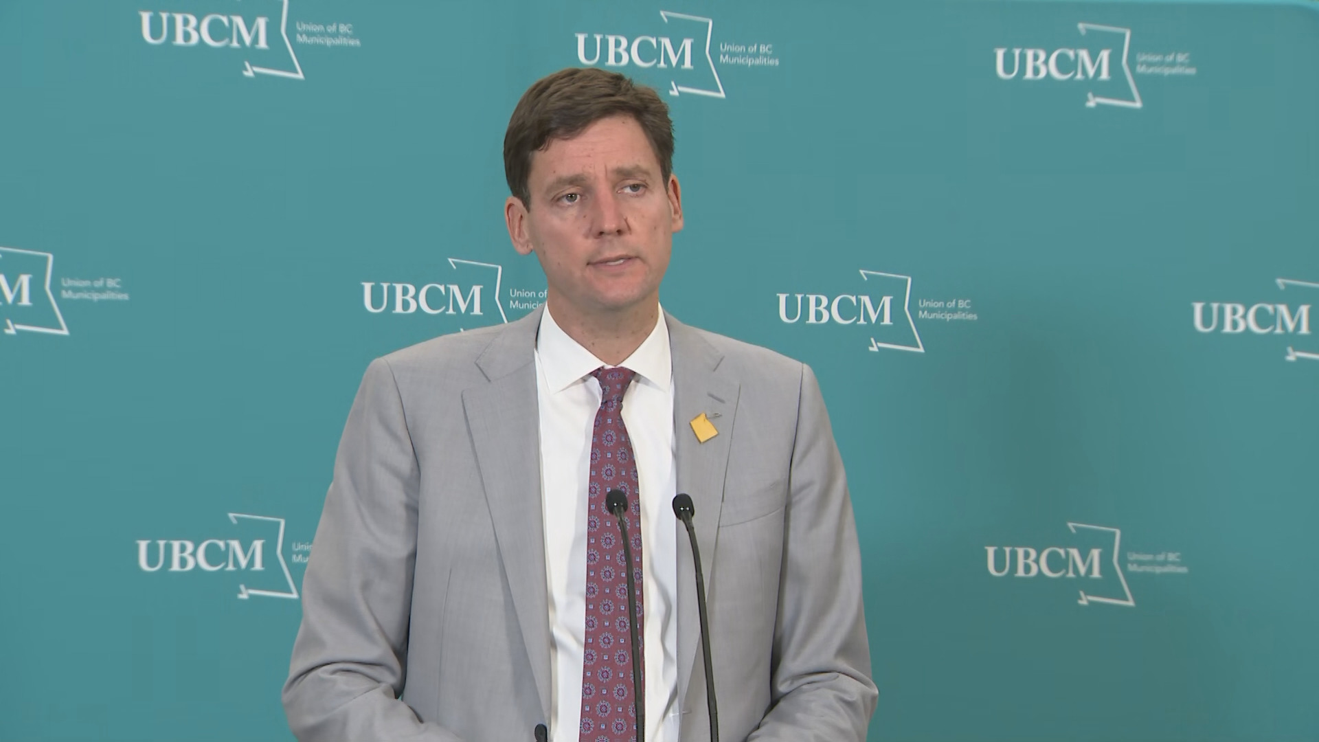 David Eby speaks on Day 4 of the UBCM conference