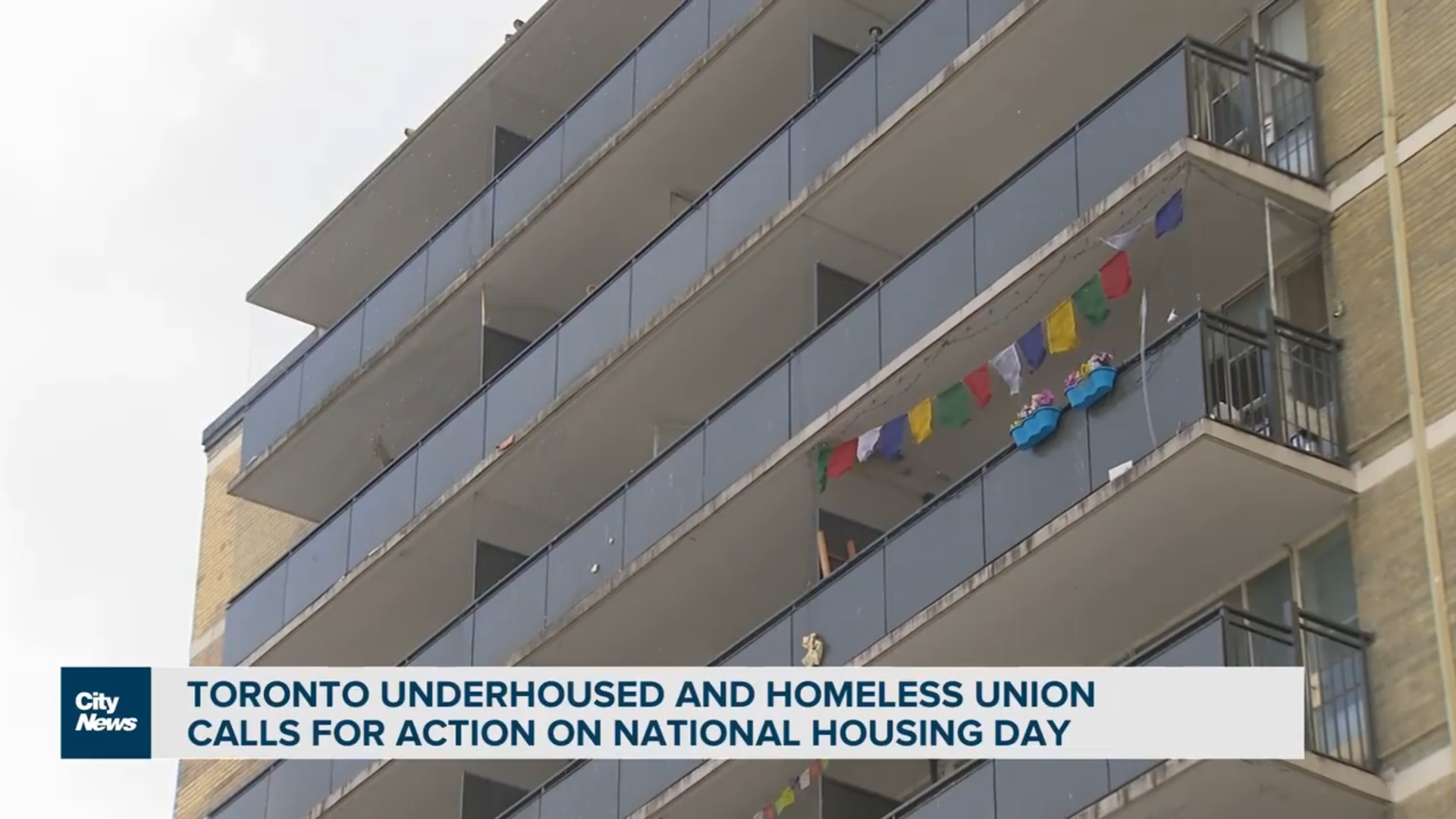 多伦多无家可归和居住不足者联盟呼吁行动，纪念国际住房日