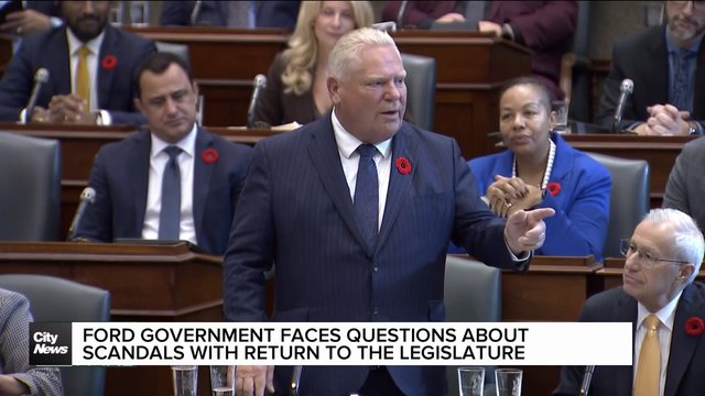 Ford government faces OSAP scandal with return to the legislature