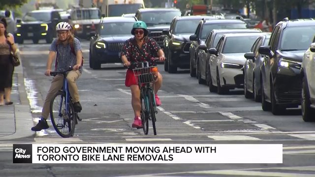 Ford government moves ahead with plan for removal of bike lanes