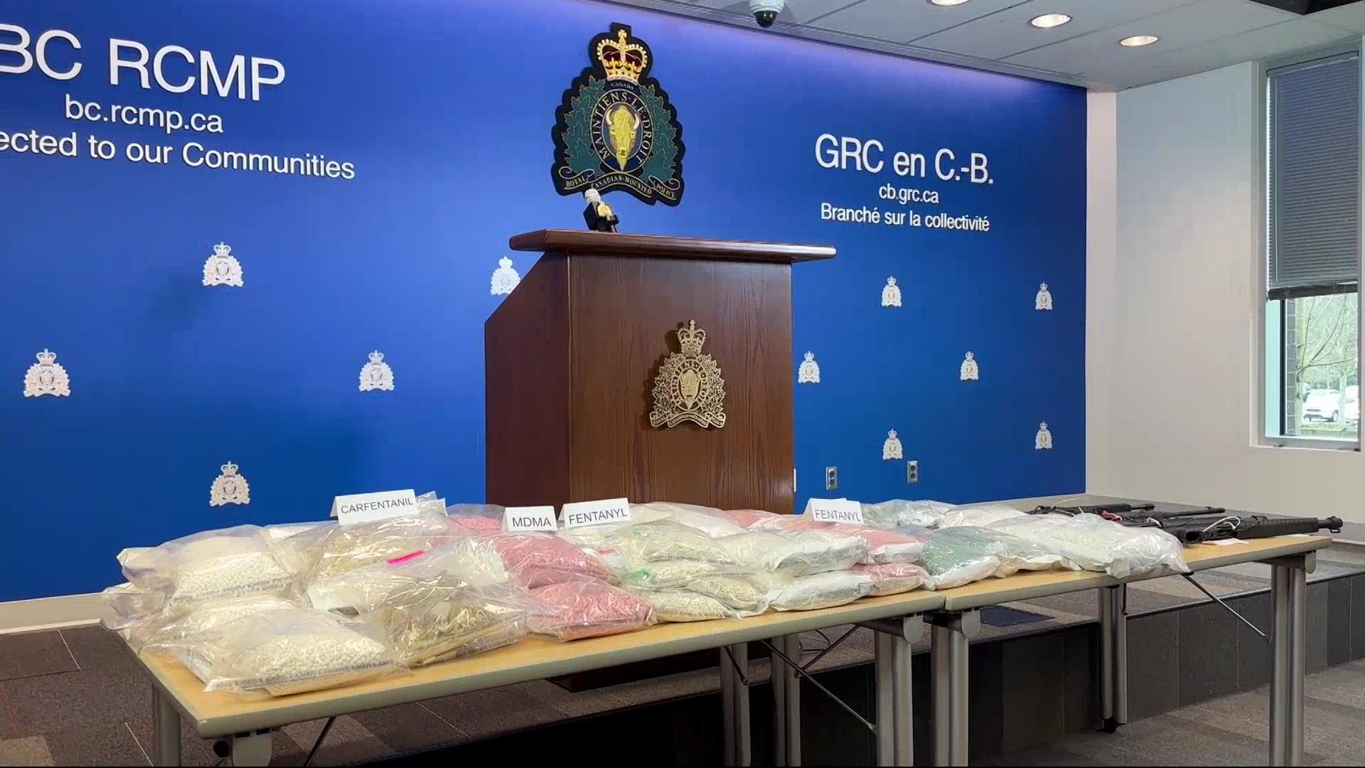 RCMP makes 8 arrests and major drug bust in B.C. organized crime takedown