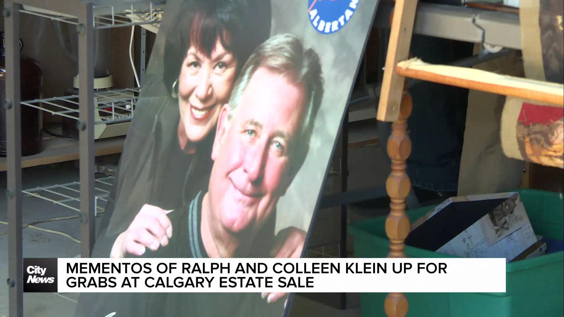 Mementos of Ralph and Colleen Klein up for grabs in Calgary Estate Sale