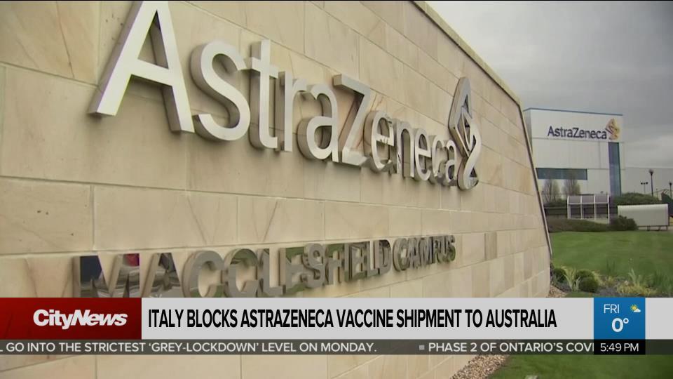 L’Italia blocca l’invio del vaccino AstraZeneca in Australia – Video