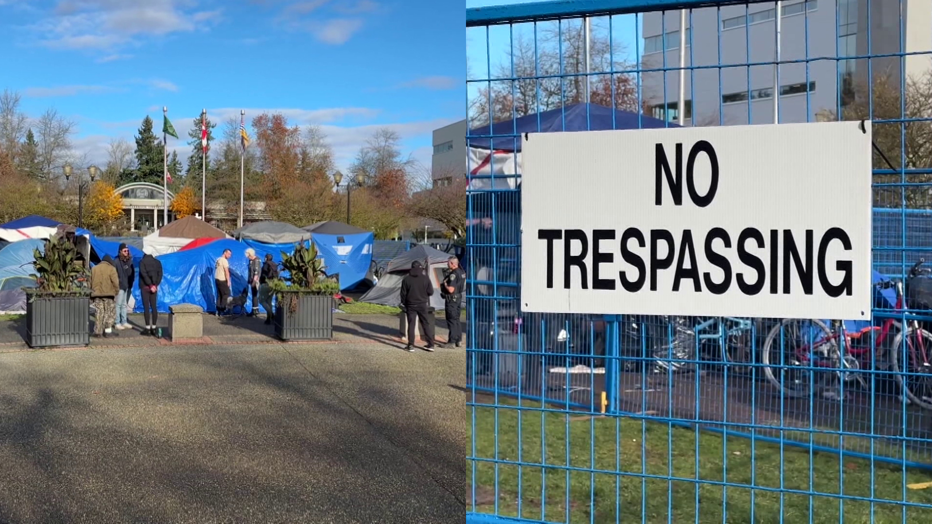 City officials raise fences around Abbotsford homeless encampment