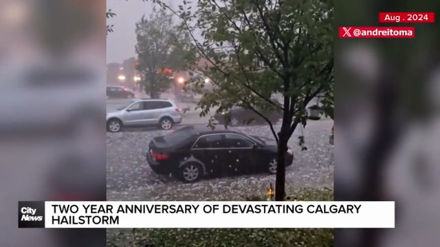 Two year anniversary of devastating Calgary hailstorm