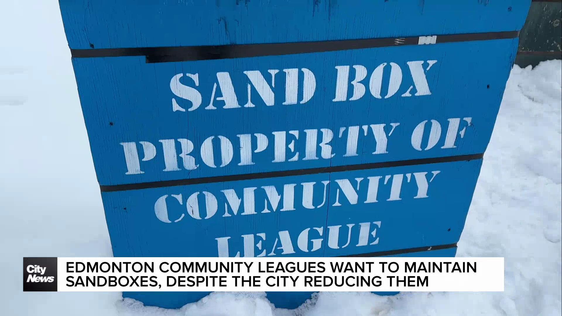 Edmonton community leagues decide to maintain sandboxes after city-wide program reduction