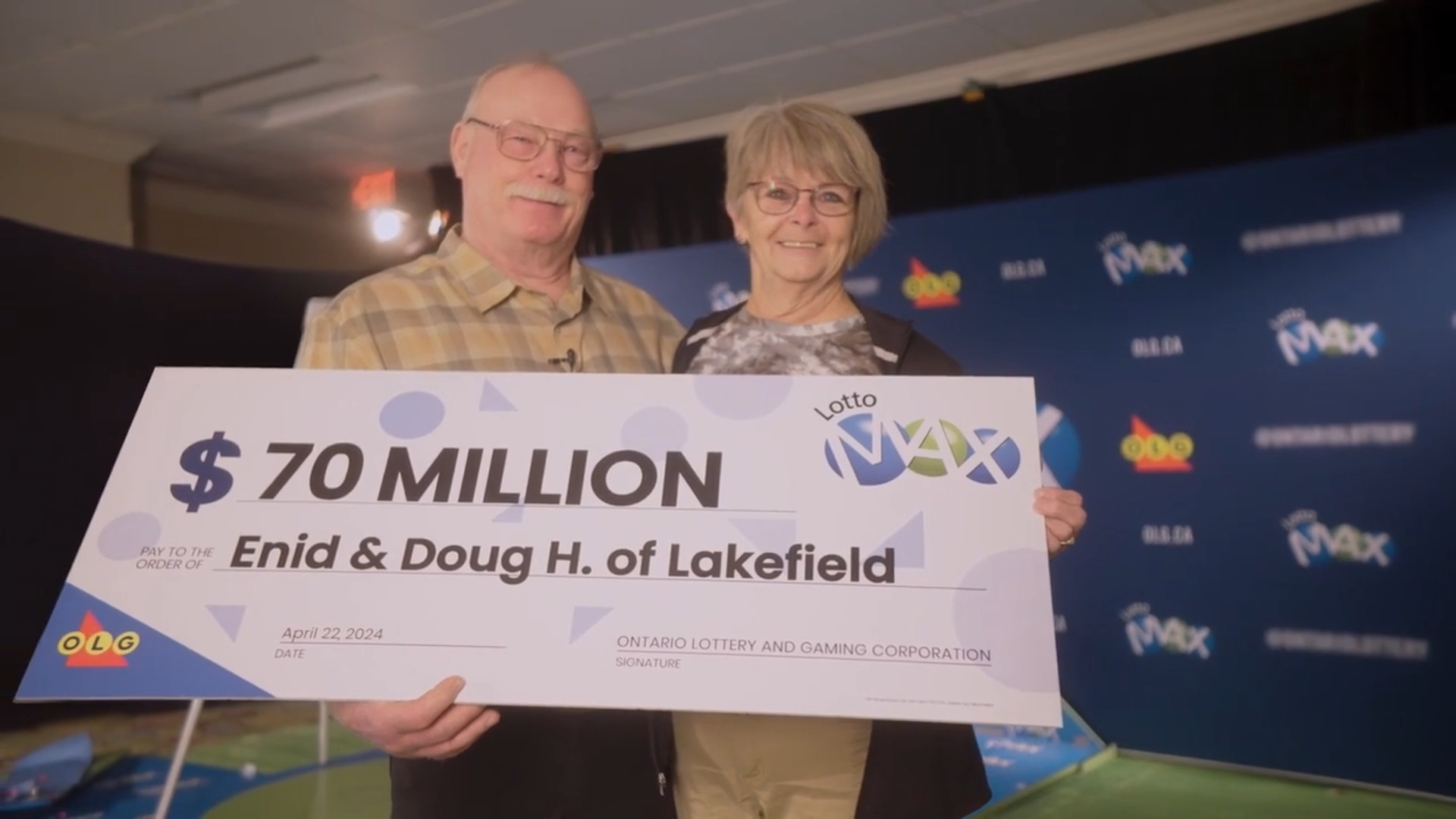 Meet the latest $70M Lotto Max winners from Lakefield, Ont.