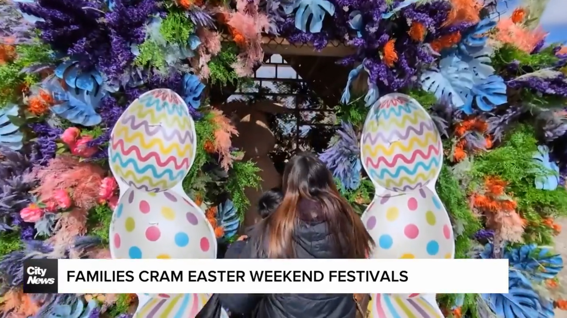 Families celebrate Easter weekend activities