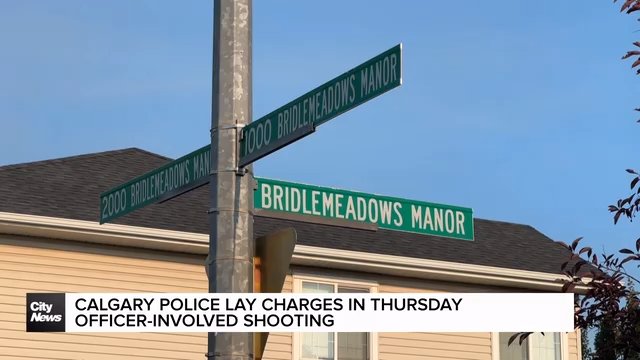 Calgary police lay charges in Thursday altercation which resulted in officer-involved shooting