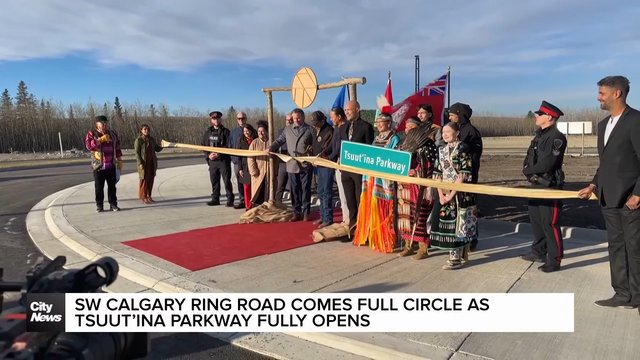 SW Calgary ring road comes full circle as Tsuut'ina Parkway fully opens