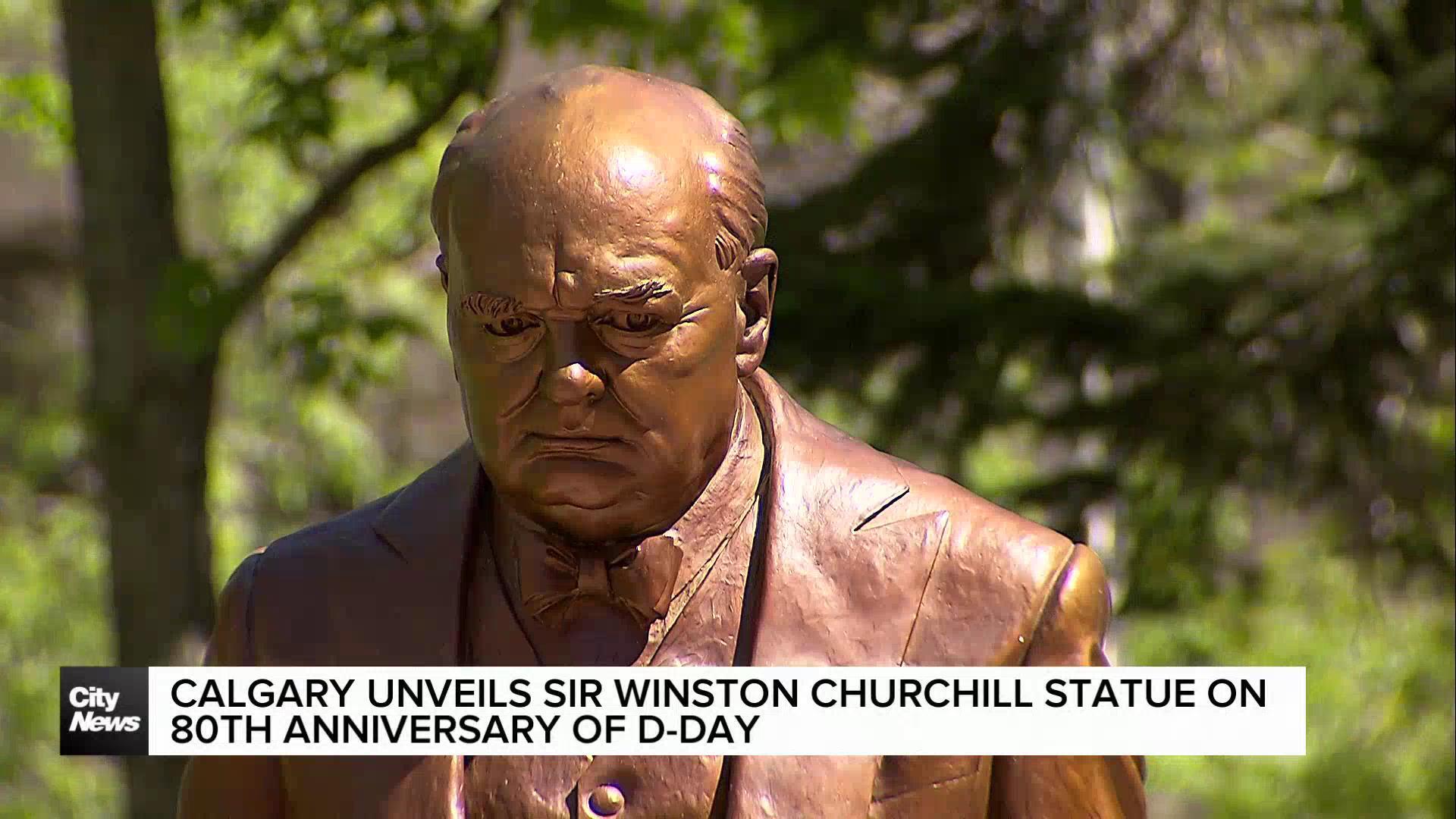 Calgary unveils Sir Winston Churchill statue