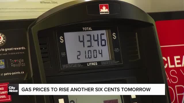 GTA gas prices set to spike another six cents