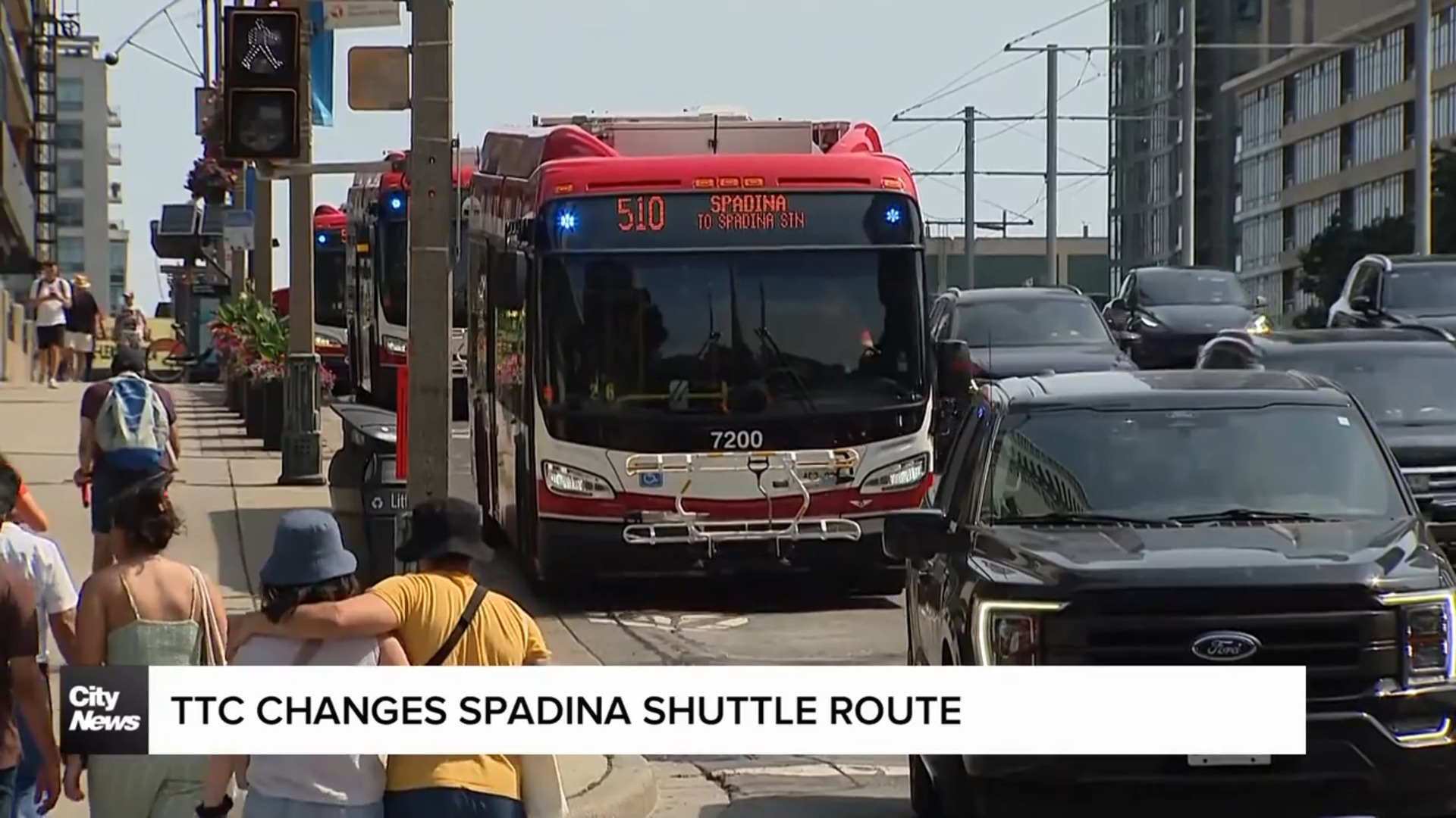 TTC diverts Spadina buses to ease congestion woes