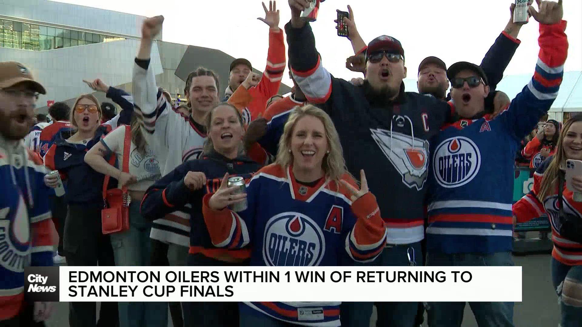 Edmonton Oilers one win away from returning to Stanley Cup Finals