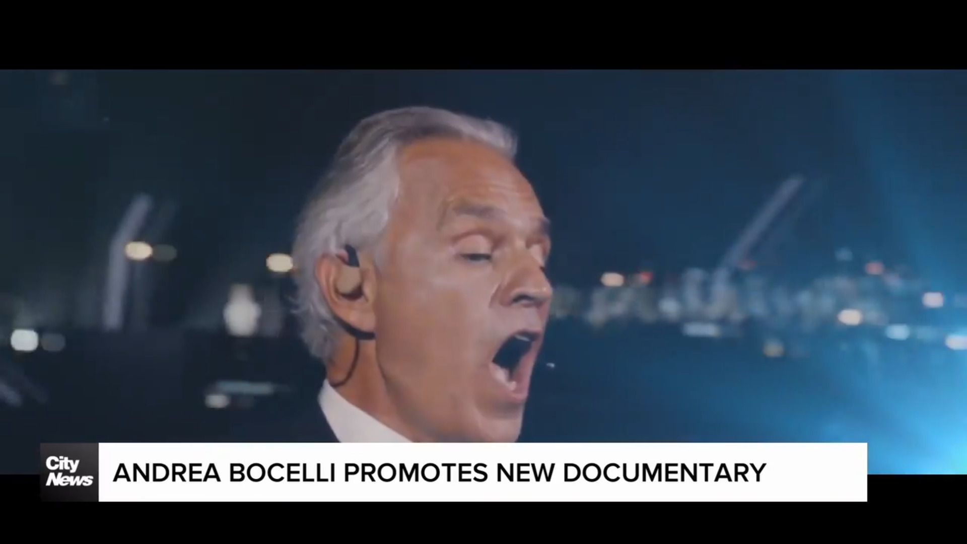 Andrea Bocelli promotes new documentary at TIFF