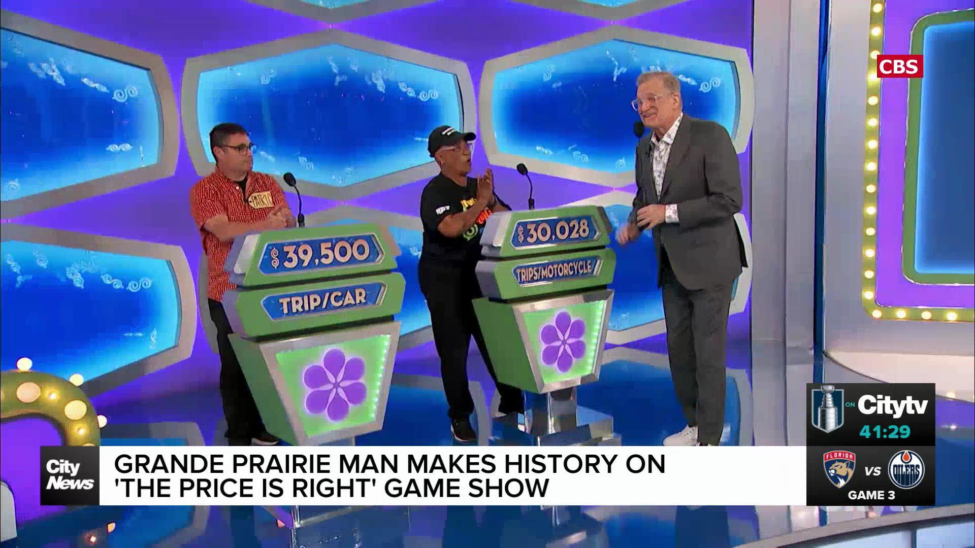 Alberta man makes history on The Price Is Right game show