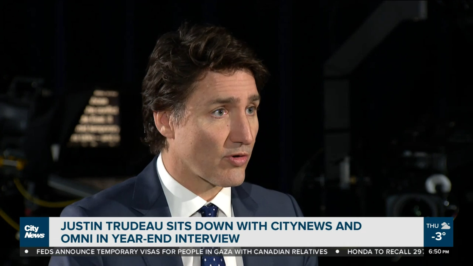 Justin Trudeau sits down for year end interview with CityNews