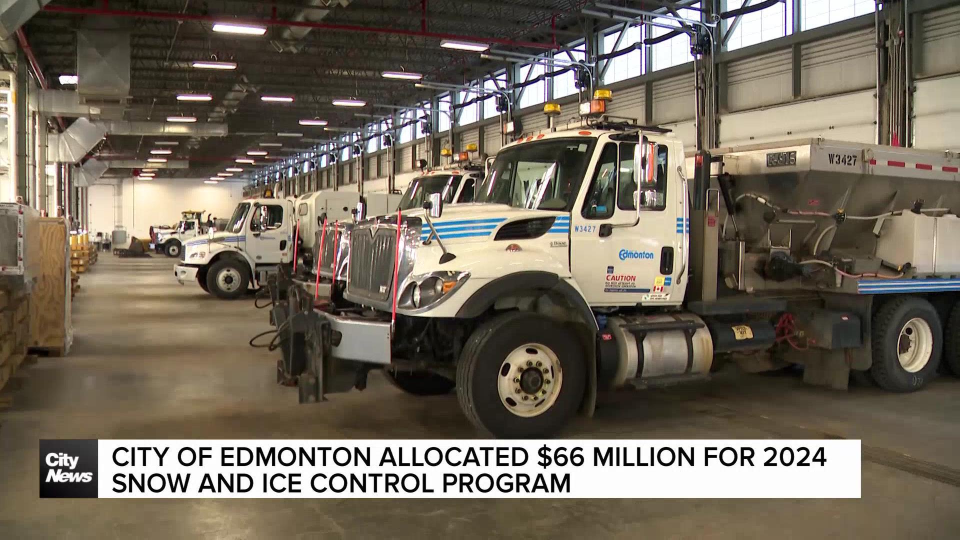 Edmonton allocates $66 million for 2024 Snow and Ice Control Program