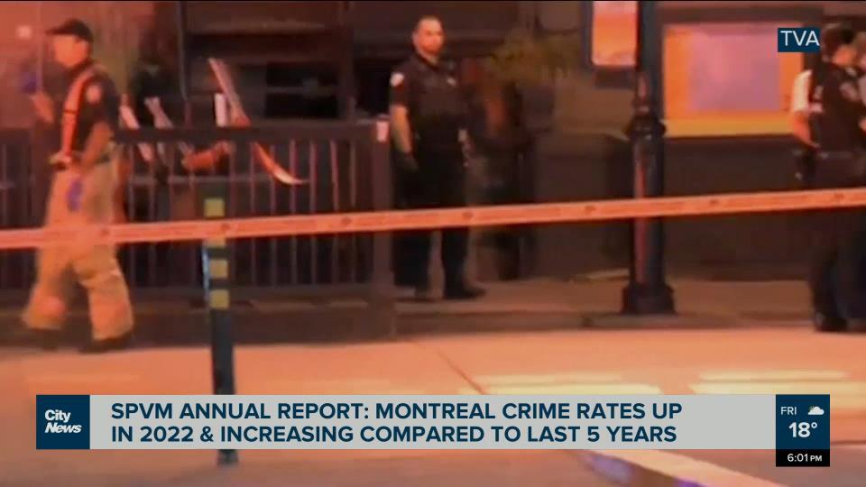 SPVM Annual Report Crime Rates Up In Montreal For 2022   Image 