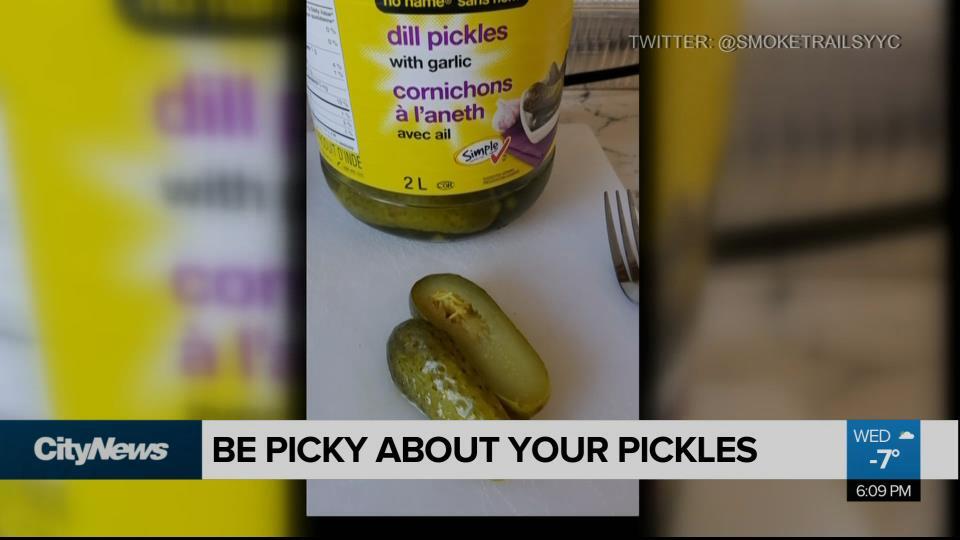 Maggots found in a pickle jar in Calgary