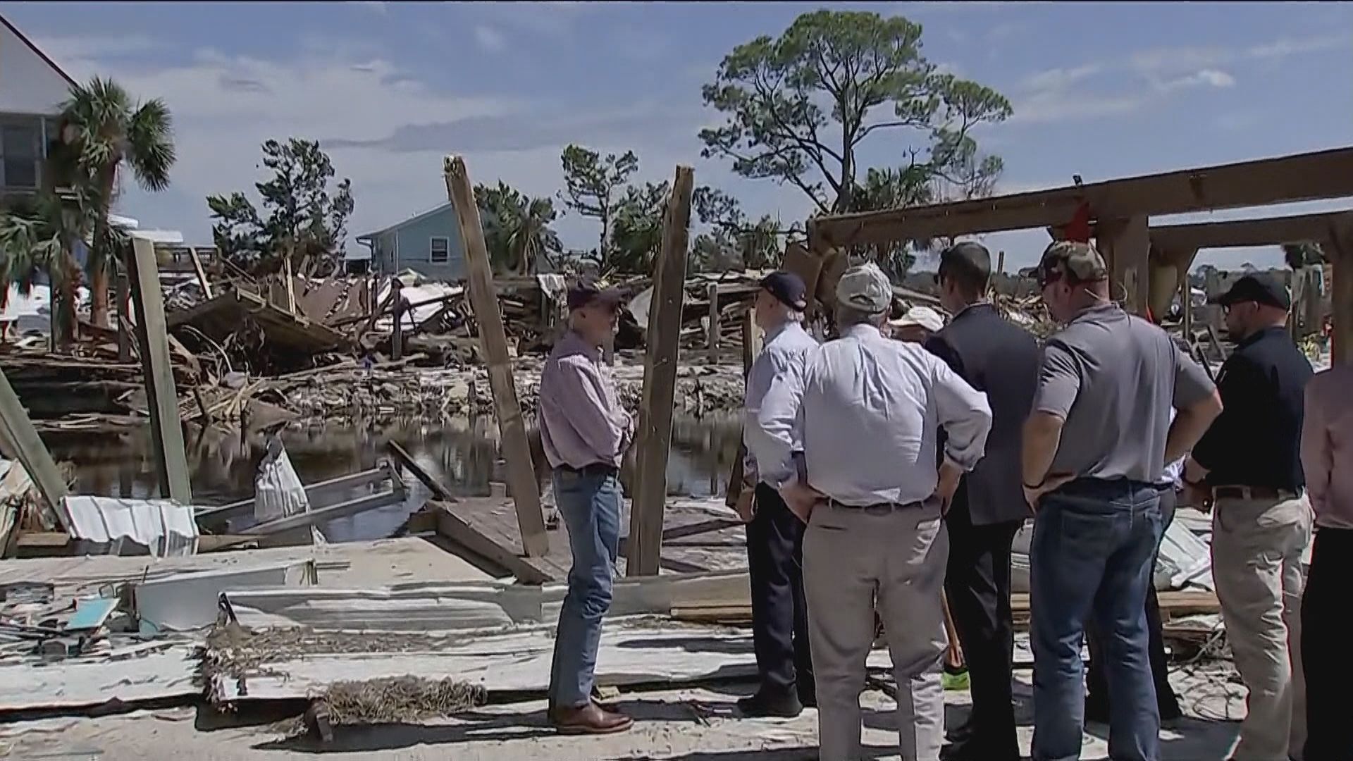 President Joe Biden surveys Helene devastation 