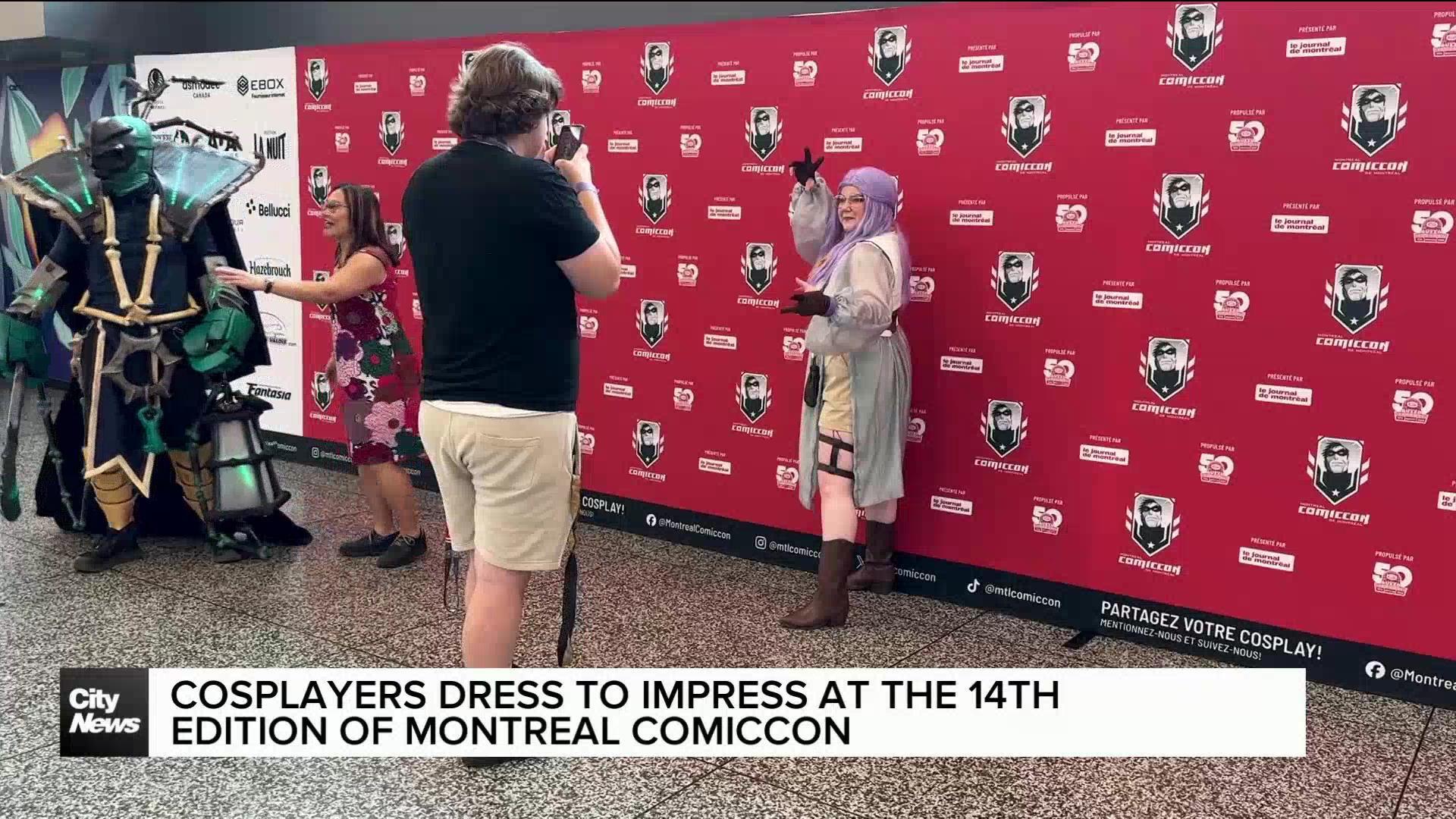 Cosplayers showcase their creativity at Montreal Comiccon