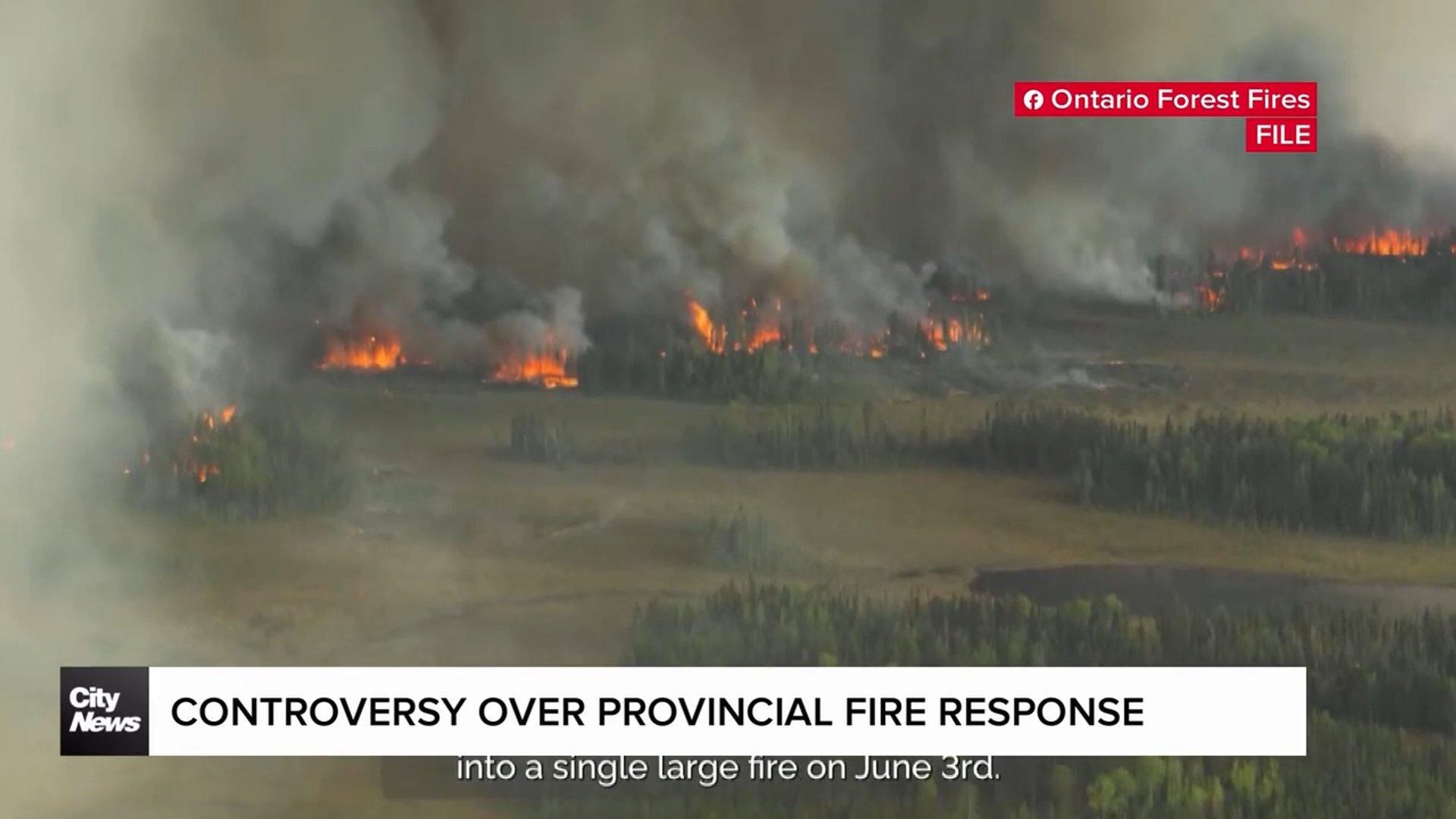Controversy over provincial wildfire response