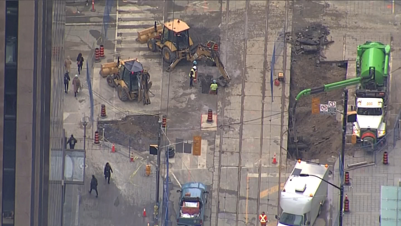Major Intersection To Remain Closed For Repairs After Water Main Break