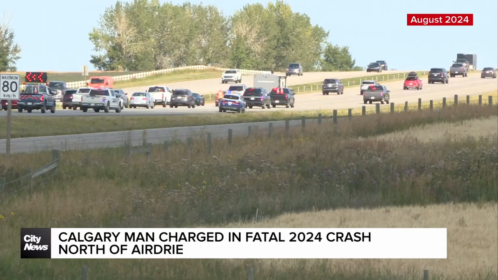 Calgary man charged in fatal 2024 crash north of Airdrie