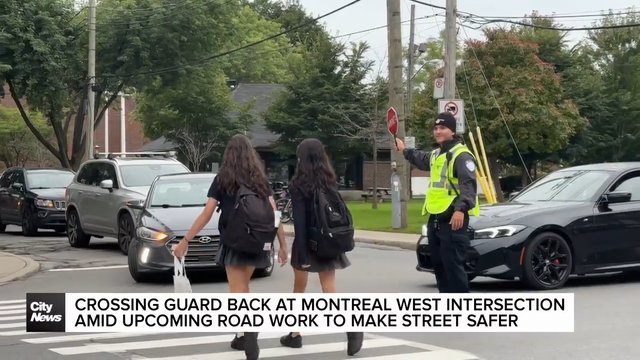 Crossing guard reinstated at dangerous Montreal West intersection