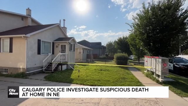Calgary police investigate suspicious death at home in NE
