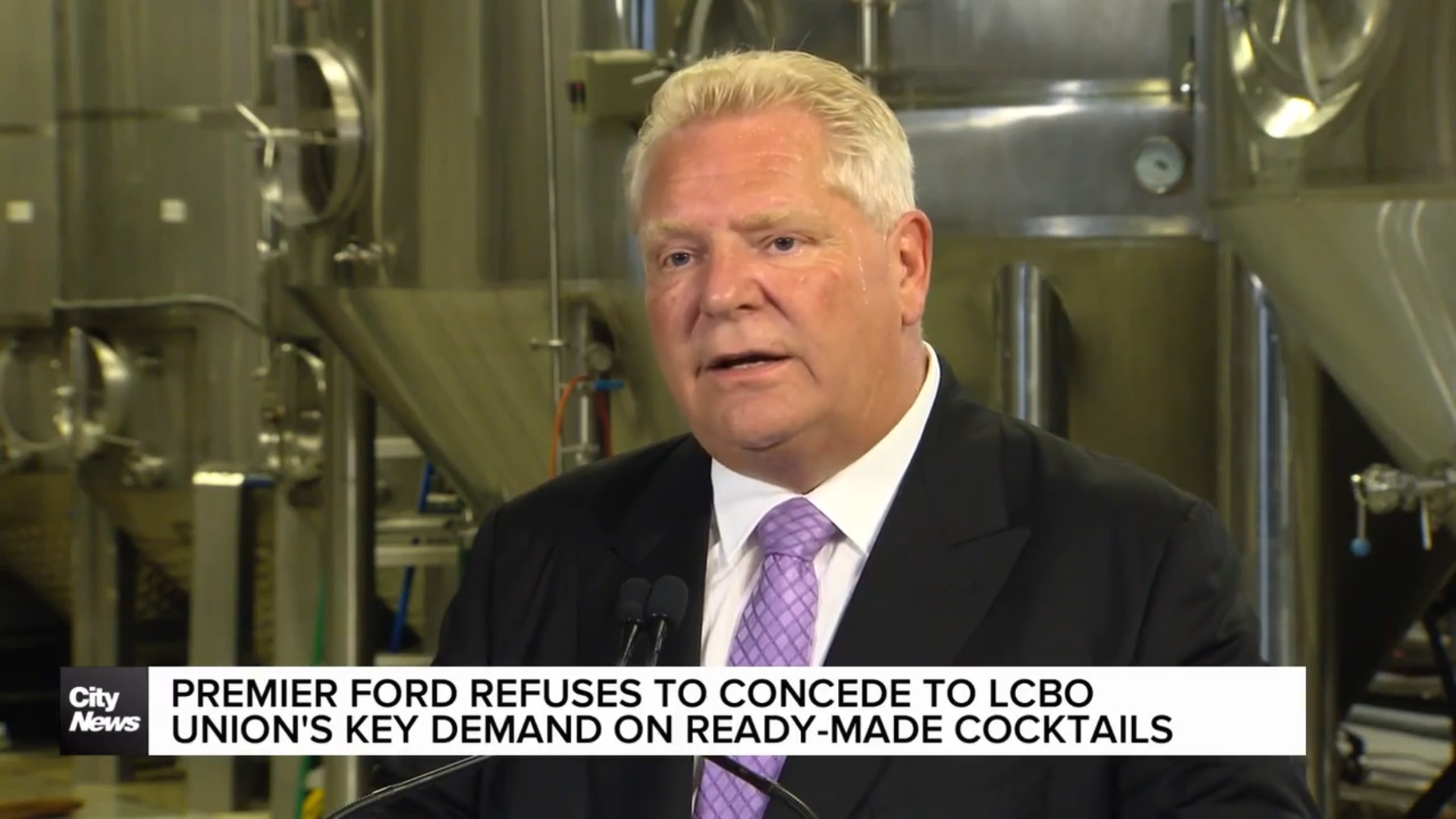 Premier Ford refuses to concede to LCBO union's key demand on ready-to-drink cocktails