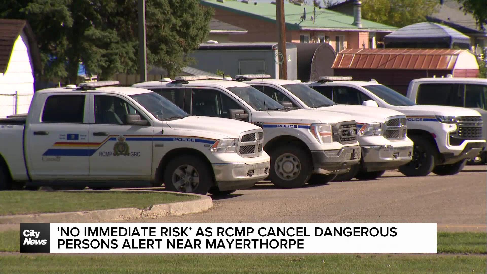 No immediate risk’ as RCMP cancel dangerous persons alert near Mayerthorpe