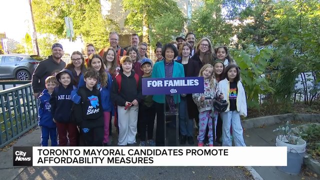 Top candidates in Toronto's mayoral race make pitches to help with affordability