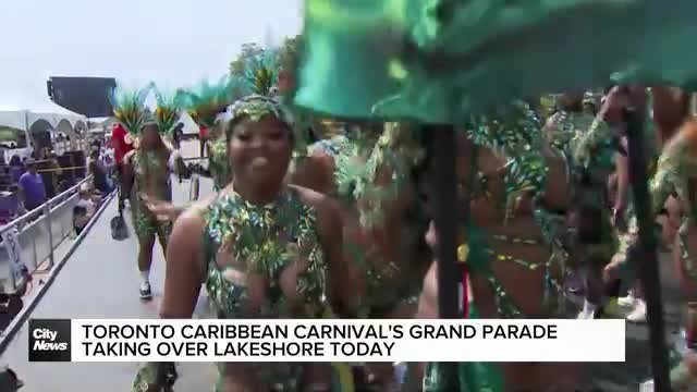Toronto's Caribbean carnival parade takes over Lakeshore