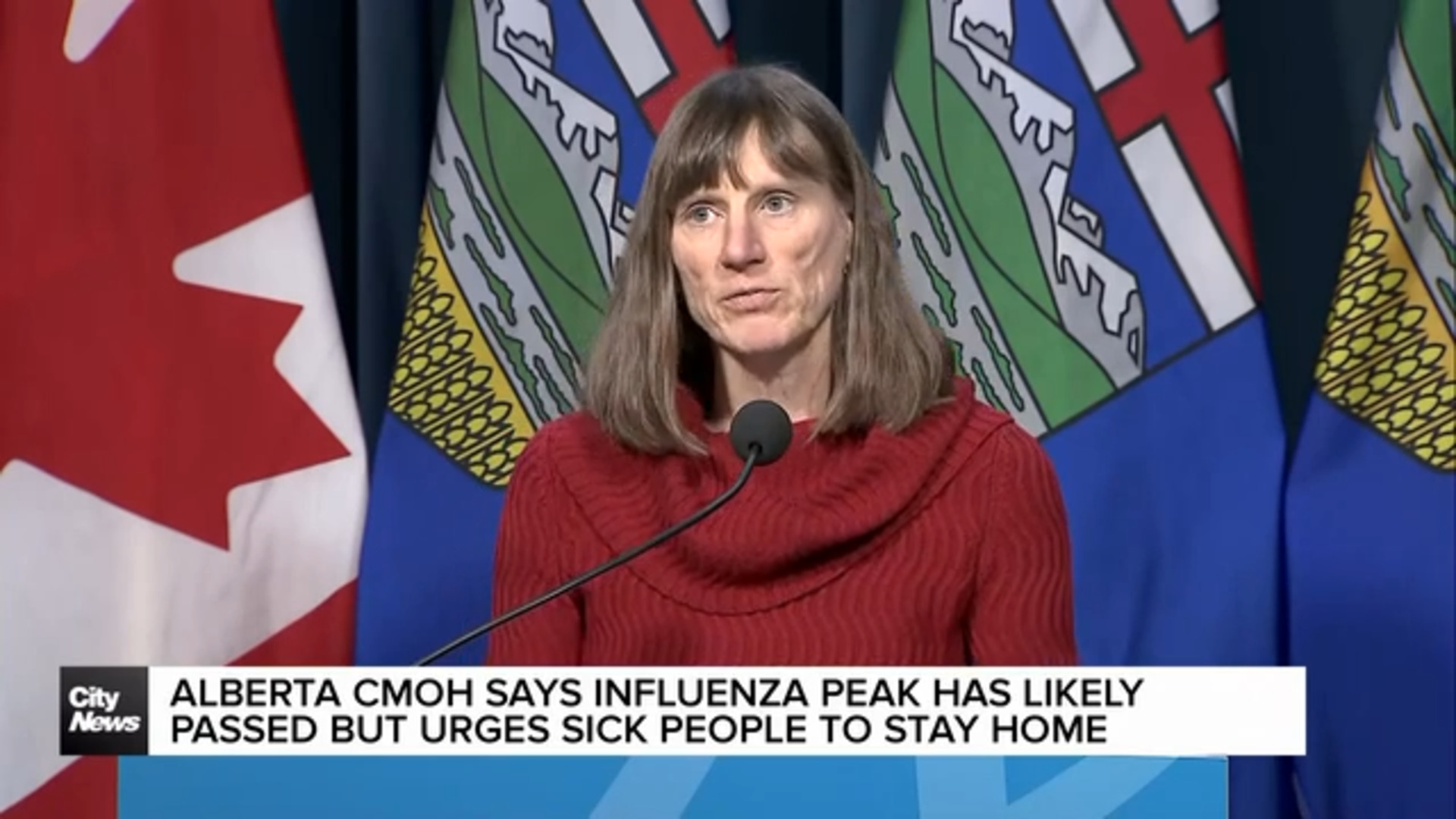 Alberta flu peak has likely passed: CMOH