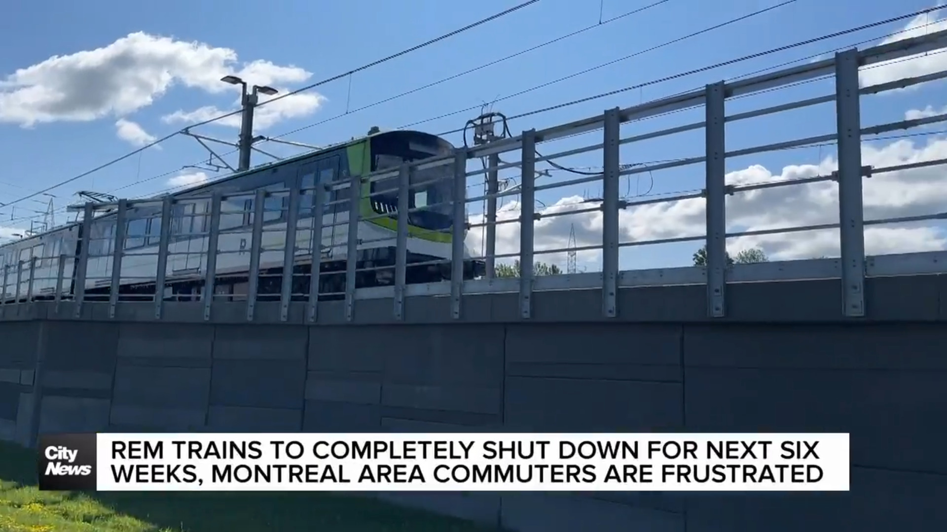 Montreal area commuters frustrated with REM six-week closure