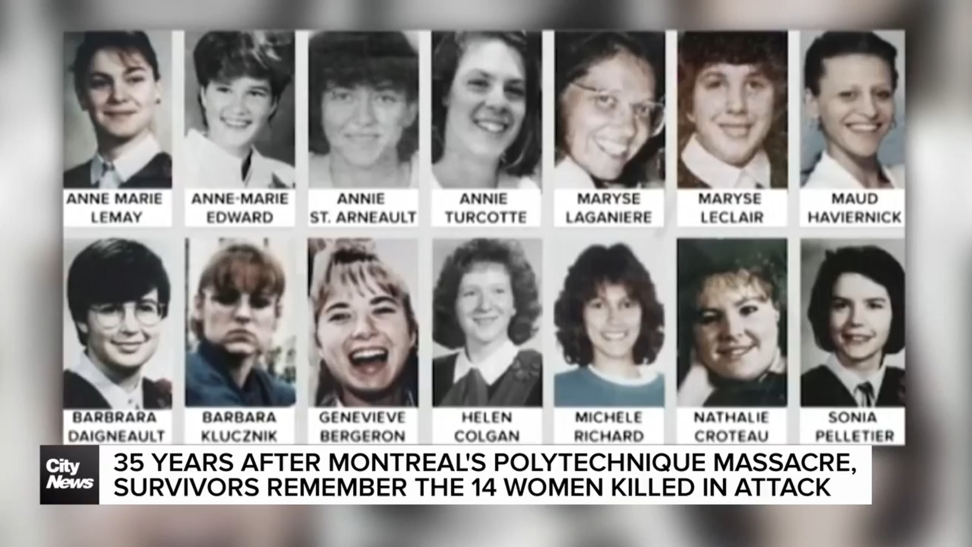 Survivors marking 35 years since Polytechnique massacre in Montreal