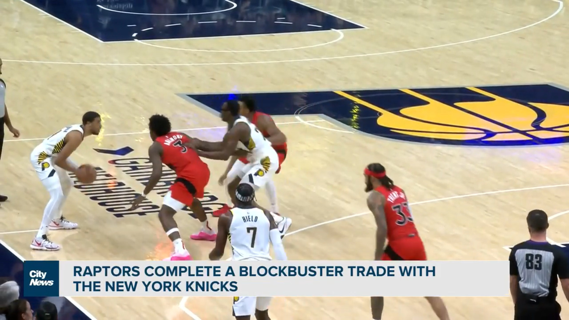 Raptors complete a blockbuster trade with the New York Knicks