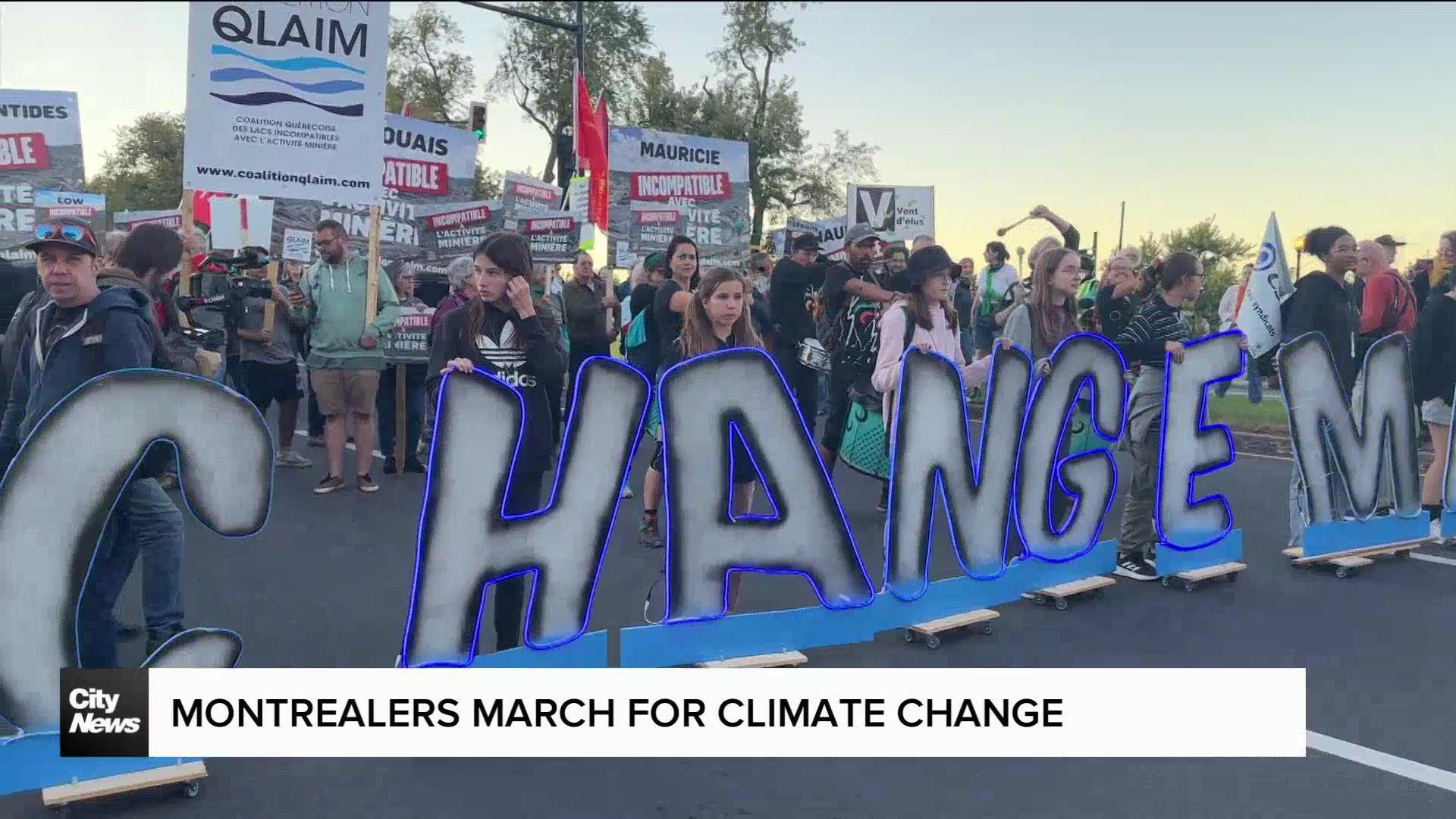 Montrealers march for climate change