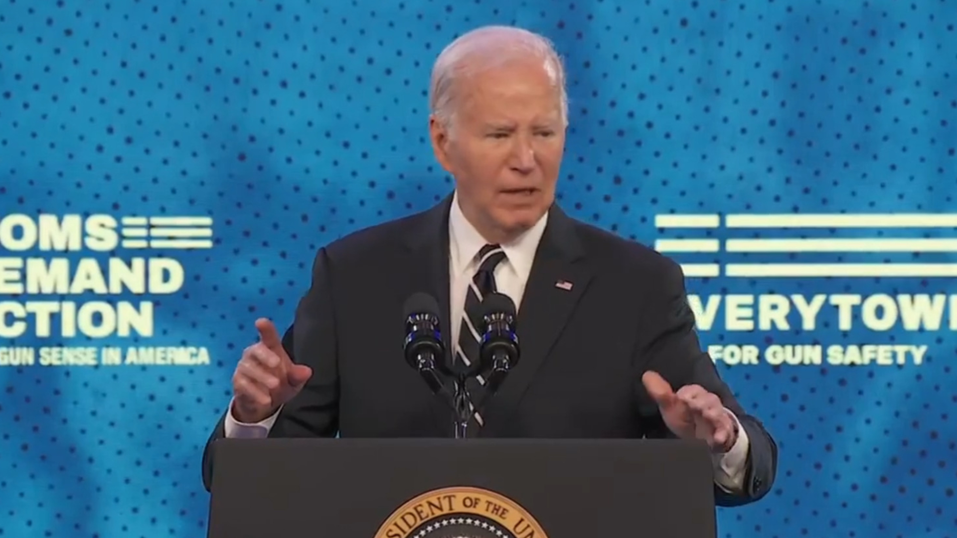 Biden speaks at gun safety summit after son convicted on firearm charges