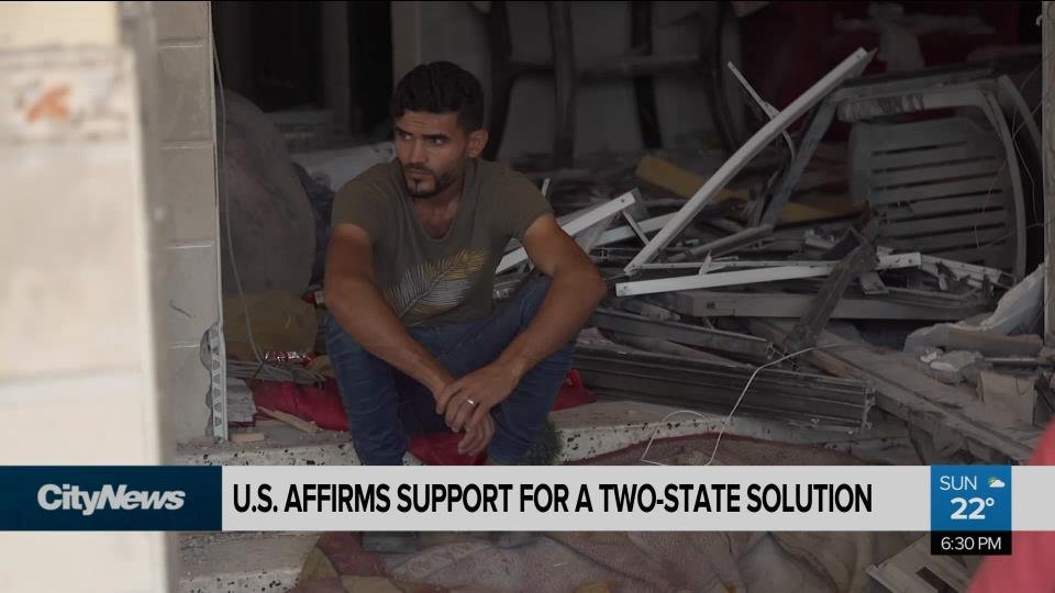 U.S. affirms support for two-state solution