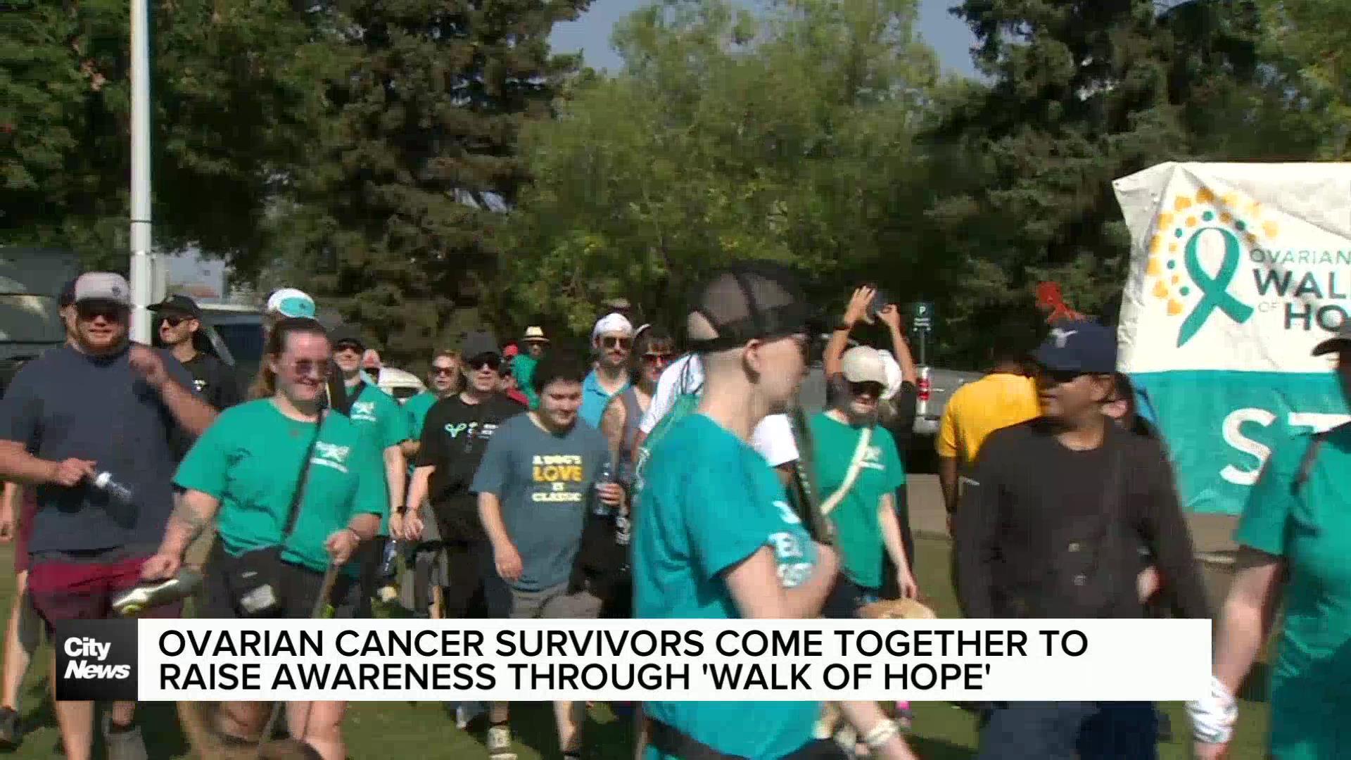 Ovarian cancer survivors come together to raise awareness through ‘Walk of Hope’