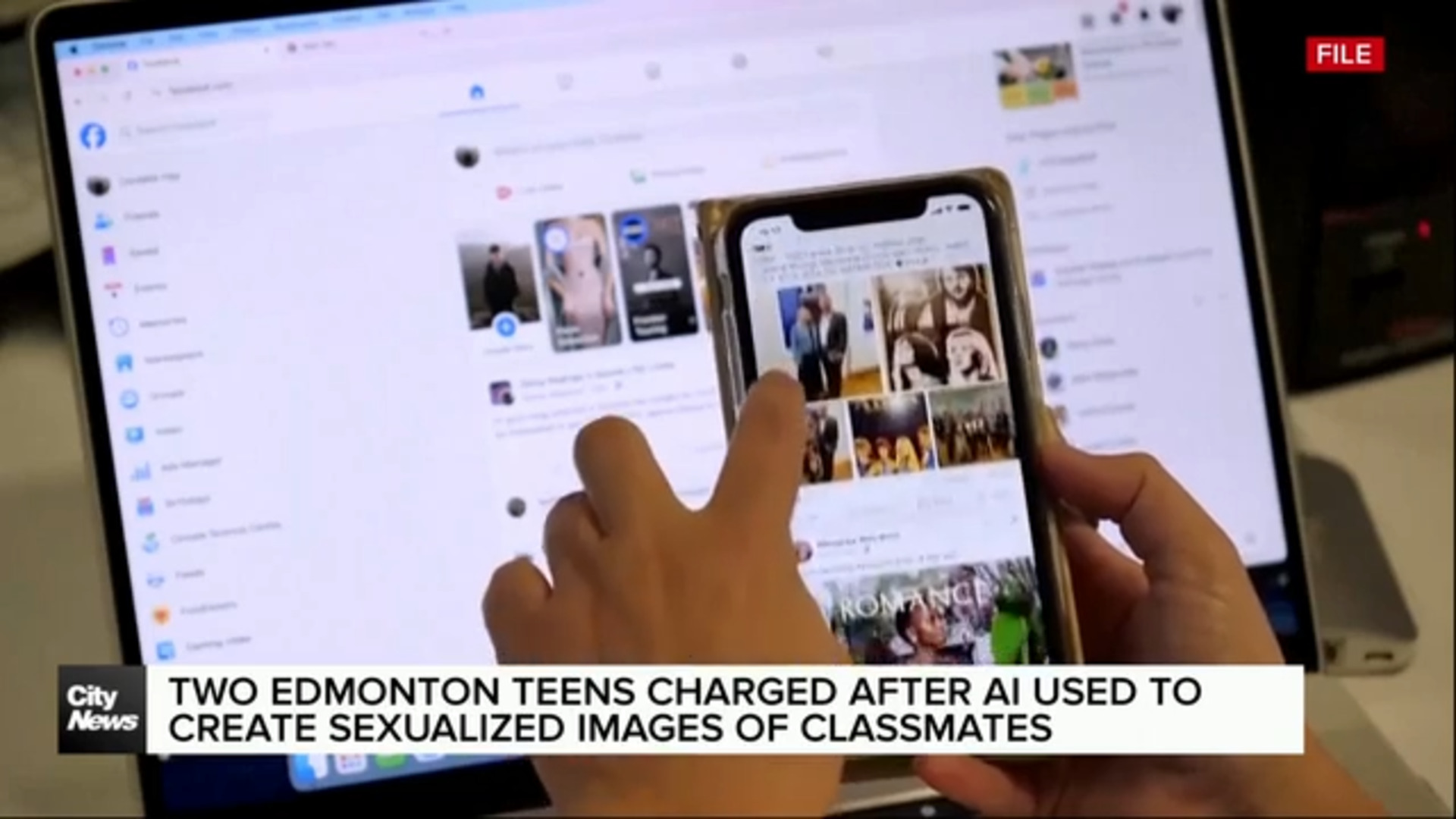 Two Edmonton teens charged after AI used for sexual images of students