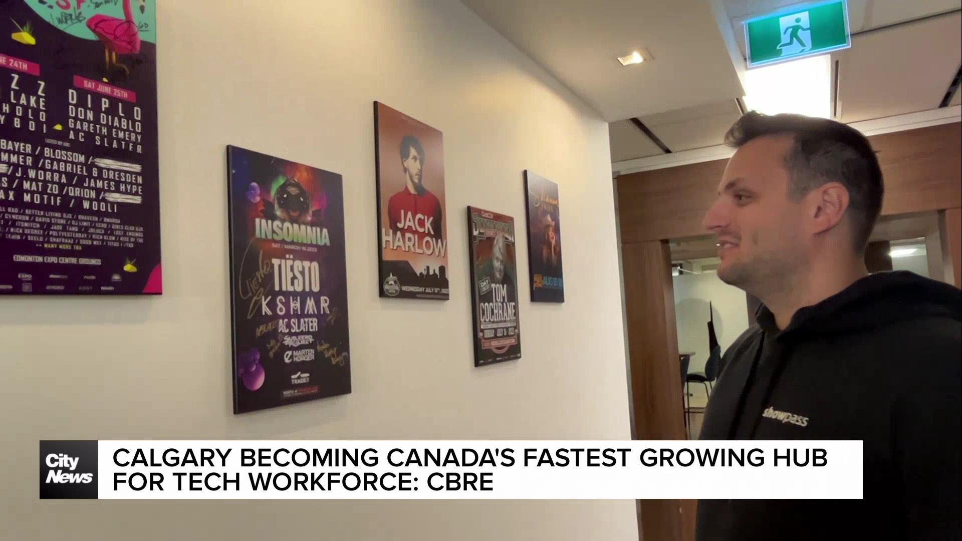 Calgary becoming Canada’s fastest growing hub for tech workforce: CBRE