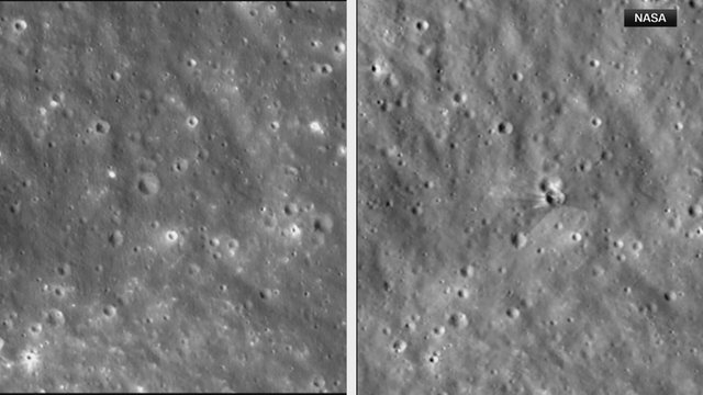 SpaceX rocket left new crater on the moon after crash