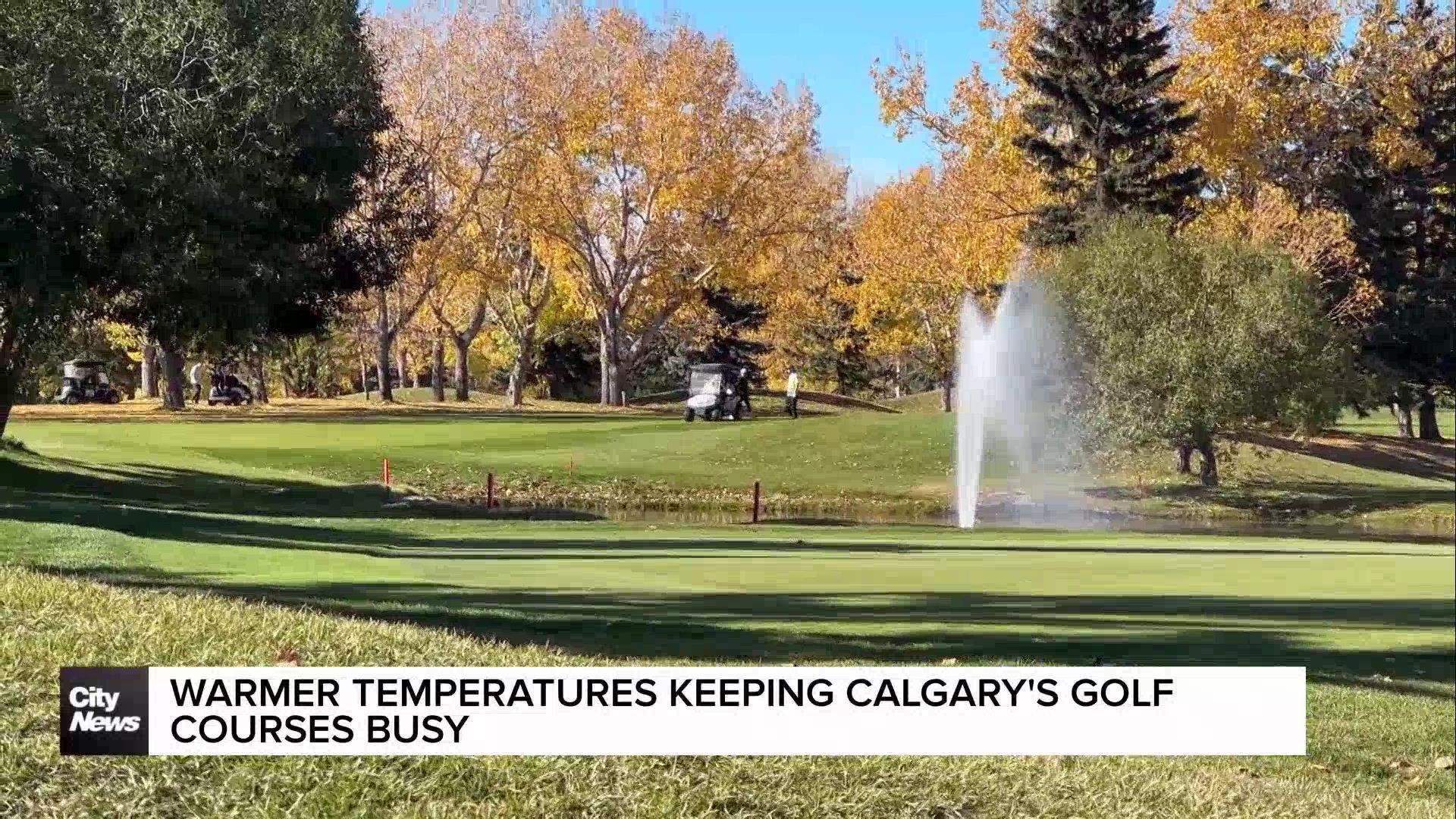 Warmer temperatures keeping Calgary's golf courses busy